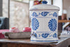 Painted Ceramic EcoFiltro - Blue Flower Design