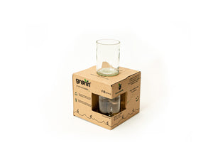 Set of 4 Upcycled Clear Wine Bottle 11oz Glasses - Wholesale