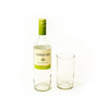 Set of 4 Upcycled Clear Wine Bottle 15oz Glasses - Wholesale