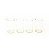 Set of 4 Upcycled Clear Wine Bottle 15oz Glasses - Wholesale