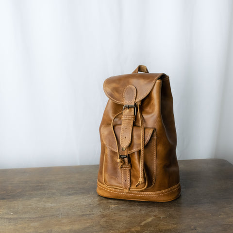 Unisex Caminos S Leather Backpack